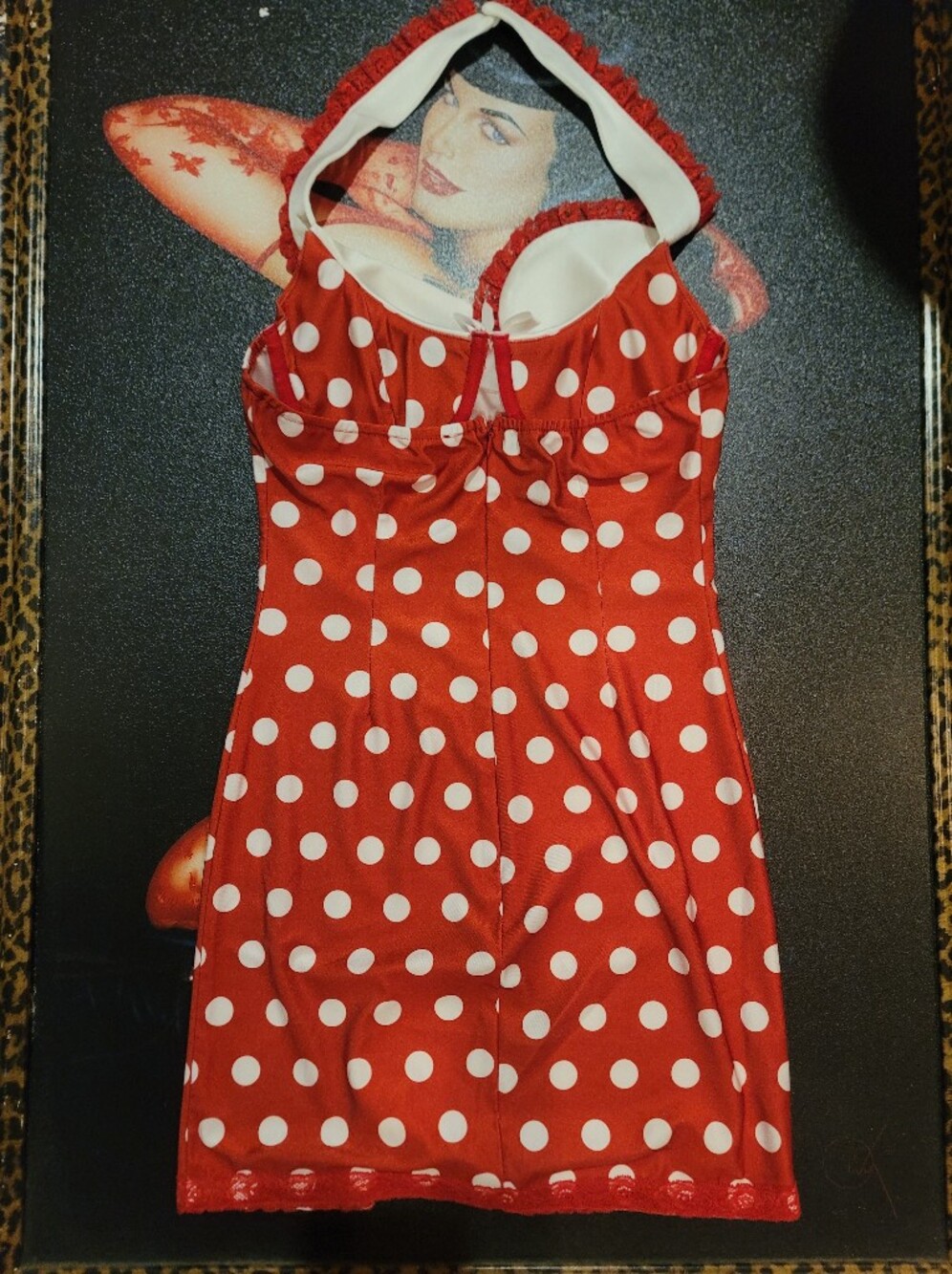 SUGAR THRILLZ Dolls Kill Polka Dot Mini Dress BNWT - Picture 4 of 5